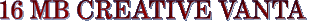 16 MB CREATIVE VANTA